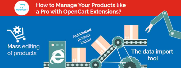 manage product with opencart