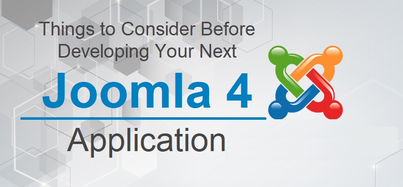 Joomla 4 application