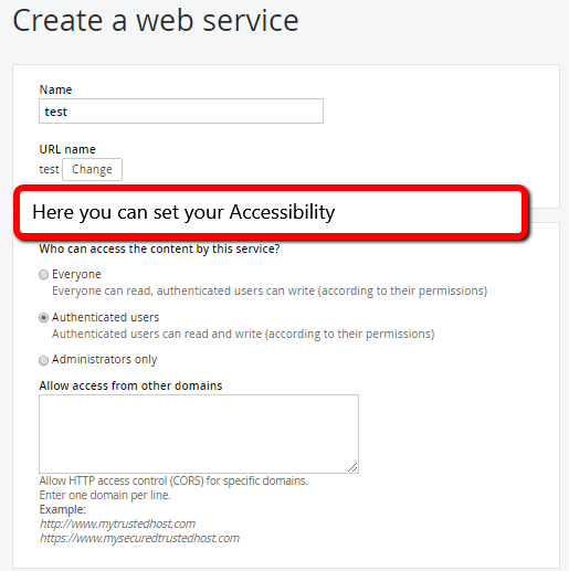 Restful API in Sitefinity 2