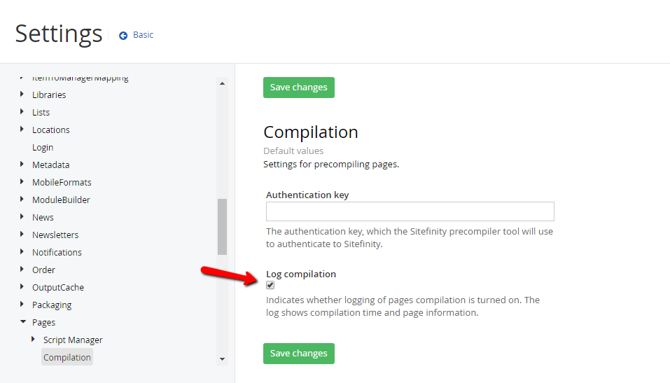 Sitefinity Compilation