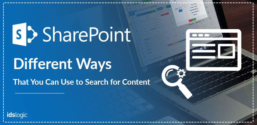 sharepoint different ways to search content