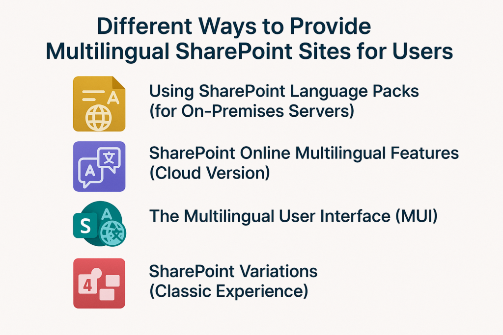Multilingual SharePoint Sites