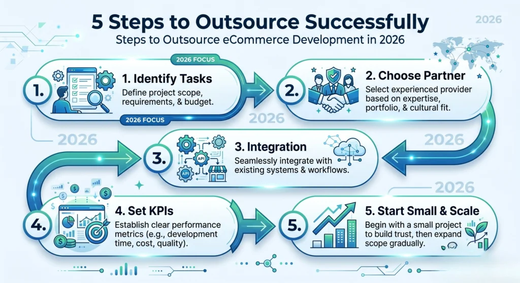 5 Steps infographics