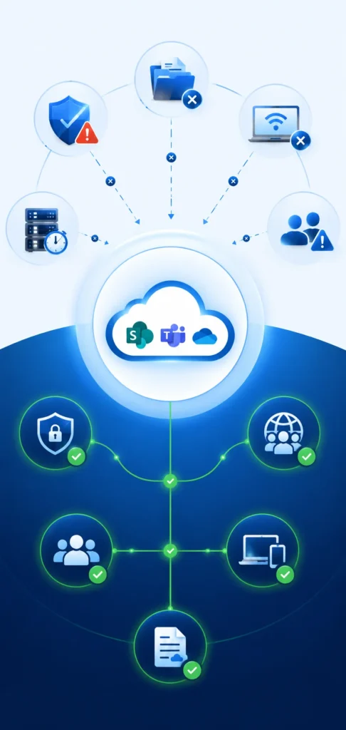 benefits of SharePoint Online migration Infographics