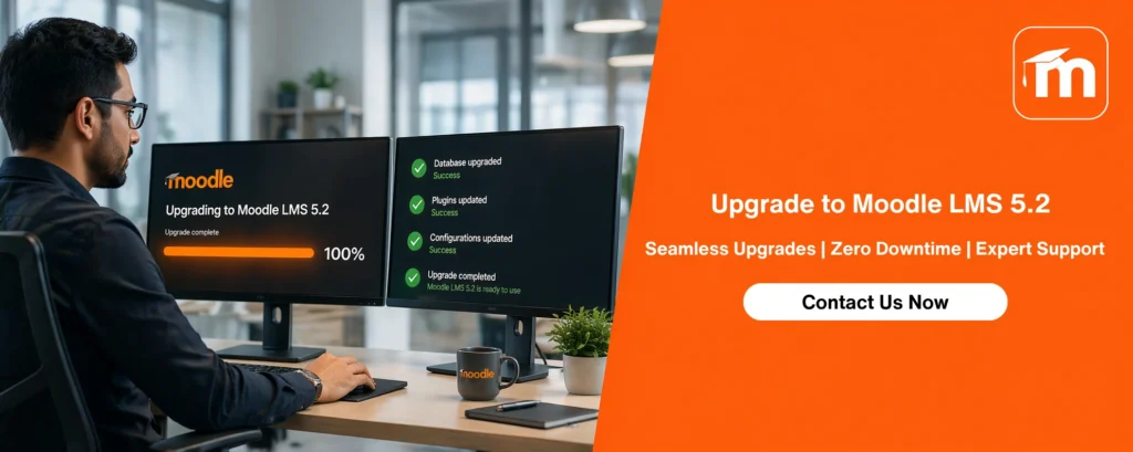 Moodle upgrade CTA