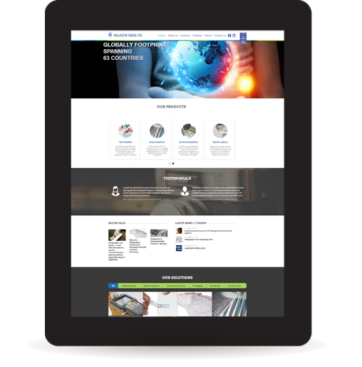 Holostic Muli lingual website case study