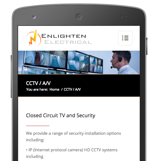 Enlighten-Electrical WordPress CMS Case Study