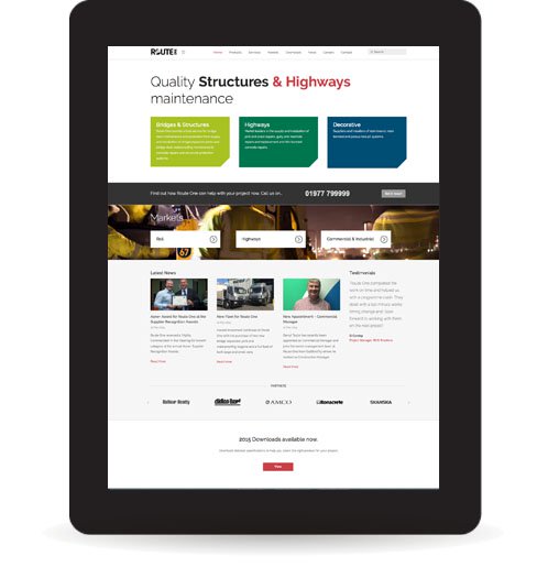 Routeonehighways- WordPress development