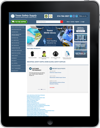 Texas Safety Supply Magento eCommerce Case Study
