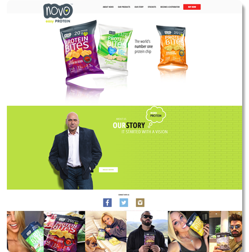 novonutrition-WordPress CMS Case Study