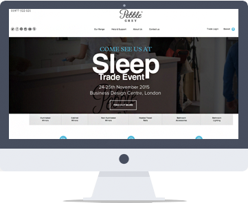 trade-pebblegrey ASP.NET website