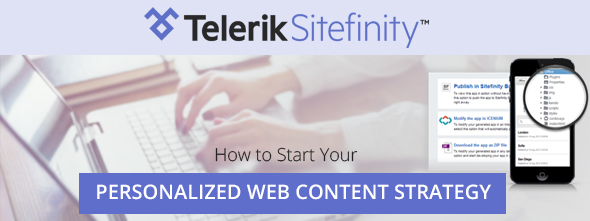 How to Personalize Web Content with Sitefinity?