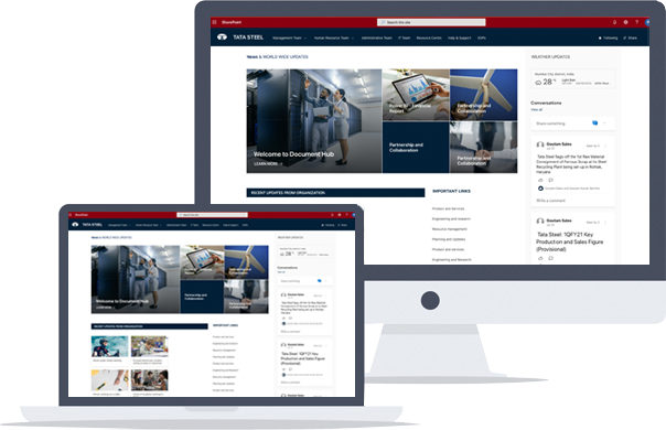 SharePoint Development Case Study- TATA Steel