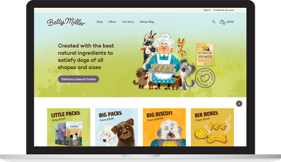 Betty Miller- Website