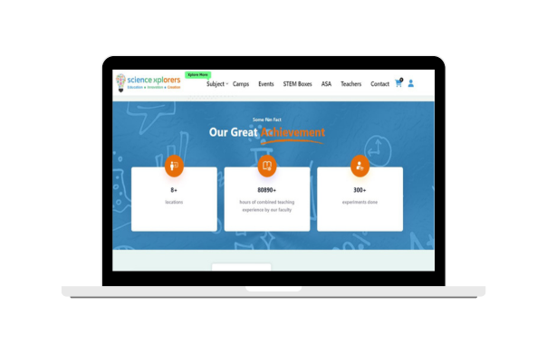 Science Xplorers - Moodle LMS Project